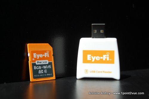 La carte Eye-Fi et son lecteur