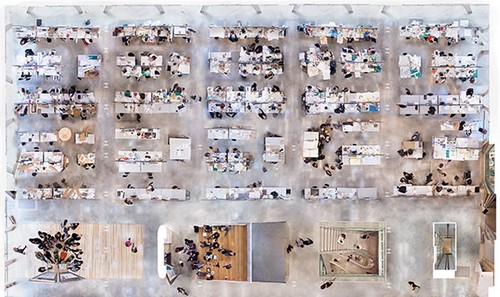 immeuble vue aerienne
