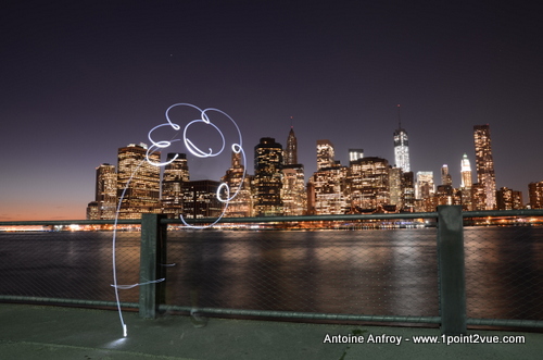 new-york light painting